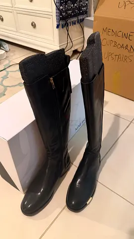Black Knee High Boots Nine West EU 39