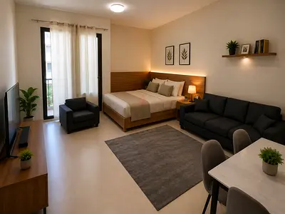 Rady for move Furnished 1bhk for rent