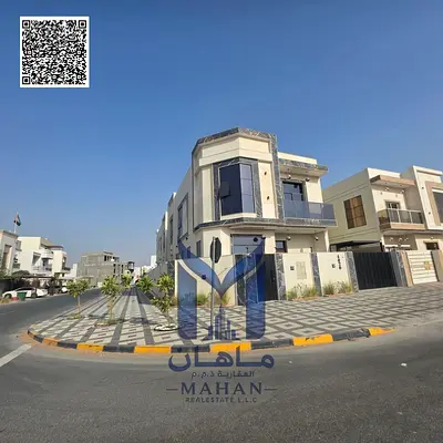 Ajman Experience premium living in this beautifully designed Super Deluxe marble and stone-finished villa, ideally located on a corner plot with two road access in the sought-after Al Zahya community,