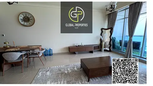 Luxury Furnished 2BHK with Panoramic Sea & City Views | Corniche Tower