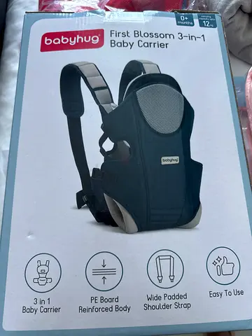Babyhug First Blossom 3-in-1 Padded Baby Carrier (Like New)