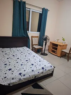 Furnished Room in Dubai/ Sharjah border available for family in 2BHK – Al Nahdha(including all)
