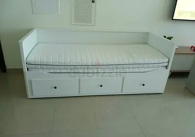 Ikea hemnes day bed with matters 3 storage