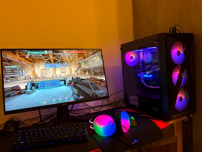 Gaming pc setup