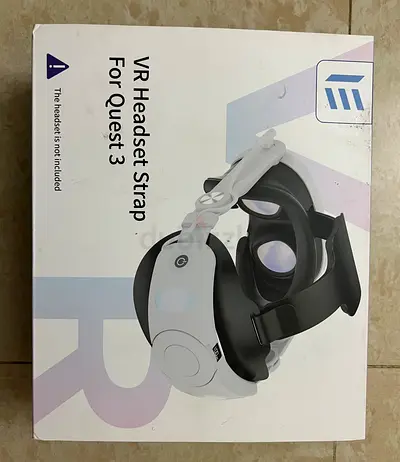 VR Headset Strap for Meta Quest 3 - Replacement/Comfort Strap (Boxed)