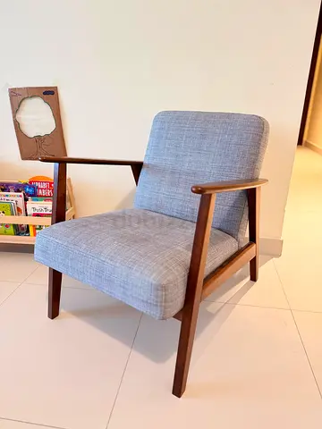 Grey Chair. IKEA Ekenaset