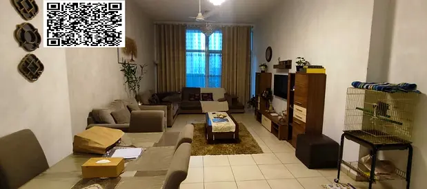 Luxury apartment for sale | 2 bedrooms, living room, and 3 bathrooms | Garden view | 1,616 sq ft |