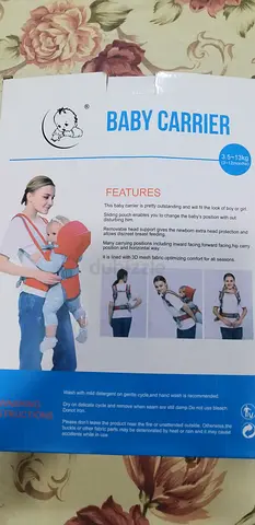 Baby Carrier - Ergonomic Front and Back Carrier (like new)
