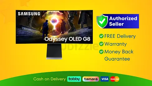 Samsung 34 inch OLED G8 Ultra Gaming Monitor - 175Hz, LS34DG852SM | Brand New | 01 Year Warranty | F