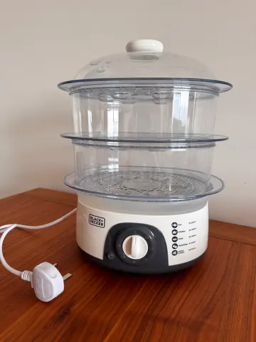 Black+Decker 3 Tier Food Steamer HS6000 – Like New