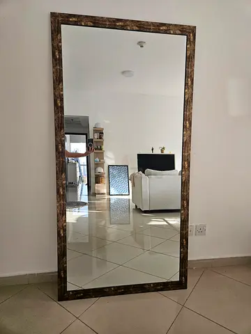 Rustic bronze full length mirror