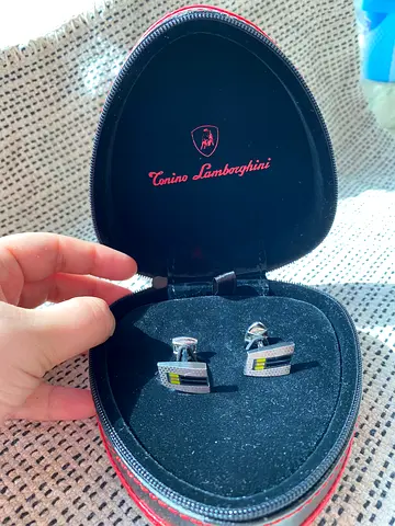Tonino Lamborghini Mens Cufflinks in Original Case