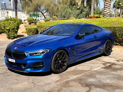 2019 BMW M850i xDrive Coupe – GCC – BMW Individual Sonic Speed Blue