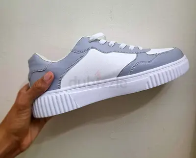 White  Grey Casual Sneakers- Unisex EU 44