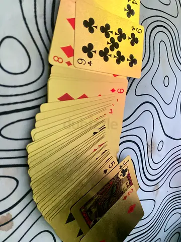 Special edition authentic gold cards game made in sri lanka
