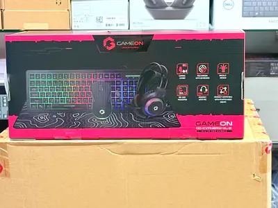 GameOn RGB Gaming Keyboard, Mouse  Headset Combo - Unused in Box