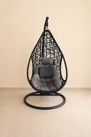 Hanging Egg Chair with Stand – Excellent Condition