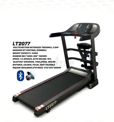 MULTIFUNCTION MOTORIZED TREADMILL 3.5HP