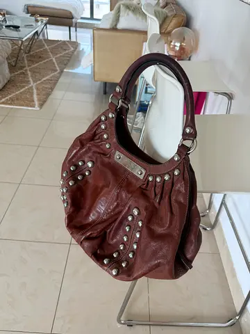Vintage Karen Millen Brown Leather handbag