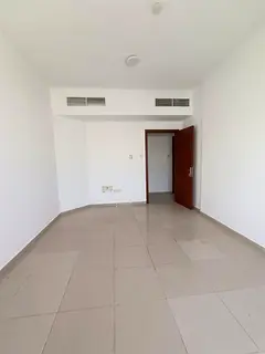 Balcony with Al Wahda Street view. Spacious 2-bedroom apartment with 2 bathrooms in Al Majaz 2, near