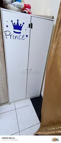 Urgent sale - White double door Wardrobe / Almirah with Good Condition