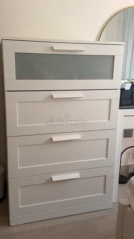 IKEA White 4-Drawer Chest / Storage Cabinet