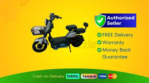 Wind Horse Electric Scooter 500W 45KM Range 40KM Speed, M6 - Grey | Brand New | 06 Month Warranty |
