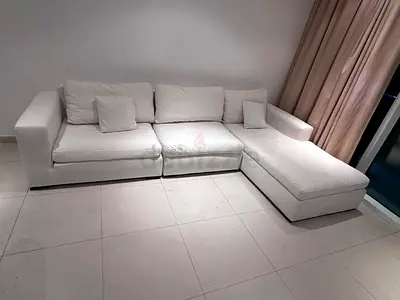Marina Home L Shape feather 🪶 filled modular sofa