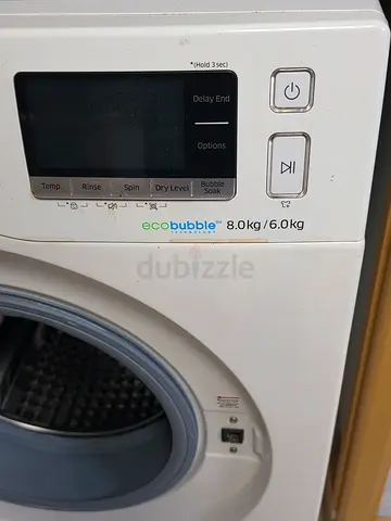 Samsung front load washing machine 8kg / 6kg EcoBubble (working condition)