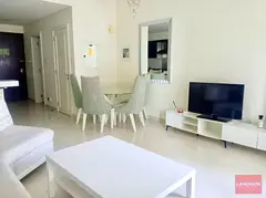 Furnished 1BR Apartment | DAMAC Maison Mall Street | Balcony With City &amp; Marina Views