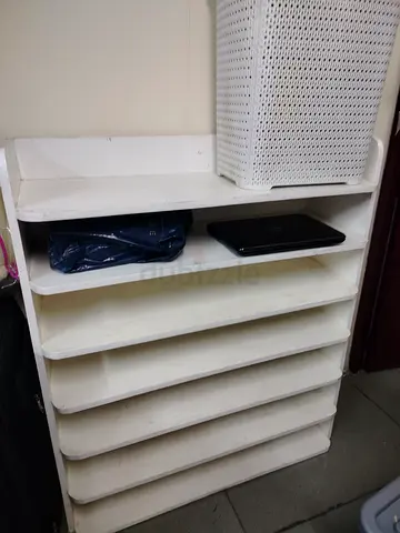 White shelf