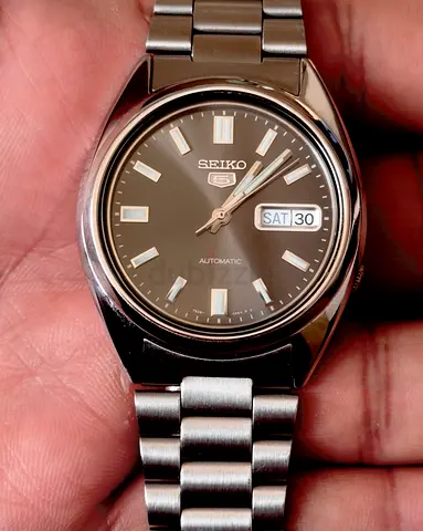 Seiko 5 Automatic SNXS79 Grey Sunburst Dial | Watch Only | Excellent Condition