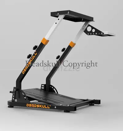 Adjustable Racing Simulator Wheel and Pedal Stand — Deadskull