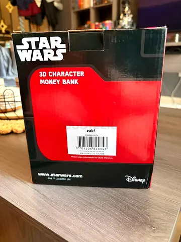 Star Wars 3D Character Money Bank (in box) - Disney/Lucasfilm