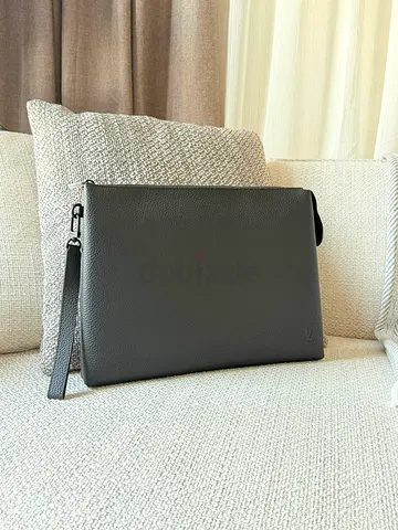 Louis Vuitton Leather Wristlet Clutch - Large super master quality