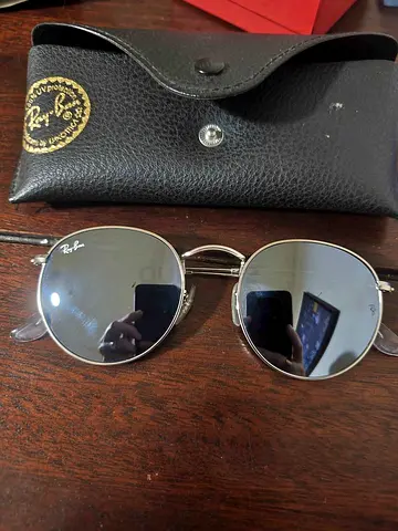 Rayban silver sunglasses