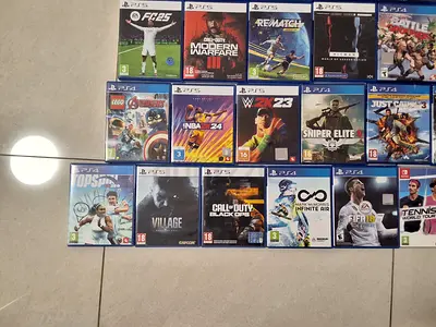 Collection of PS4  PS5 Games - Mixed Titles (Sports, Action, Shooters) u have to pick the cds