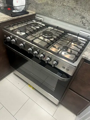 Midea 90cm Gas Cooker with Electric Oven Air Fryer – Oven Never Used!