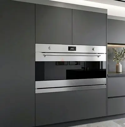 SMEG Latest Model 90cm Built-In Electric Oven – Push Knob Controls