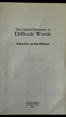 The Oxford English Dictionary