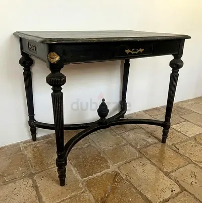 Vintage Black Wooden