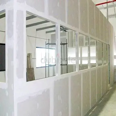 I do all type of gypsum selling false selling partition work in Abu Dhabi area