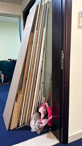 Set of wooden doors / panels for home renovation - used
