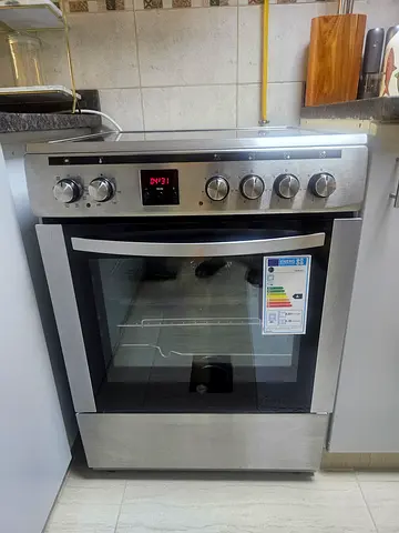 Built-in Silver Electric Oven