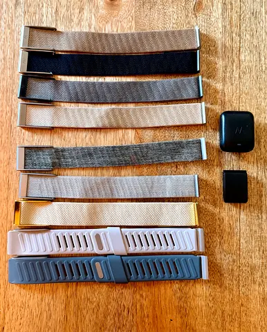 Whoop Life (with ECG Function) with 4 original, 5 non-original straps.