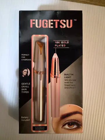 Fugetsu - New 18k gold-plated Eyebrow Pen Trimmer with Light