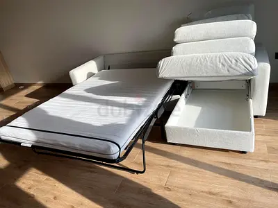 Ikea vimle L shape sofa Bed Beige