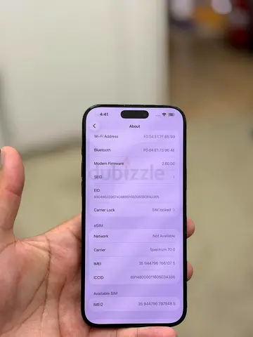 Iphone 16 pro max 256GB sim lock