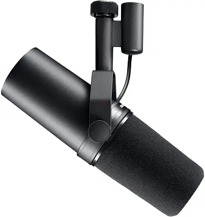 Shure SM7B, Cardioid Studio Microphone, Professional Vocal Recordings, Dynamic