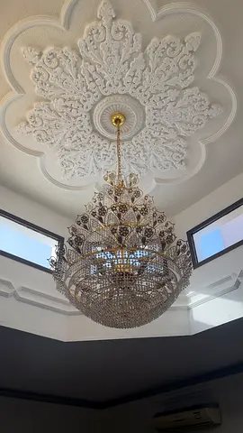Large Crystal Chandelier